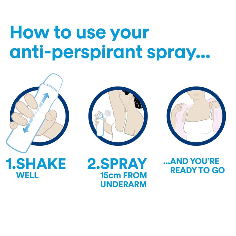 Vaseline Active Fresh Anti-Perspirant Deodorant Spray, 250ml (Pack of 3)