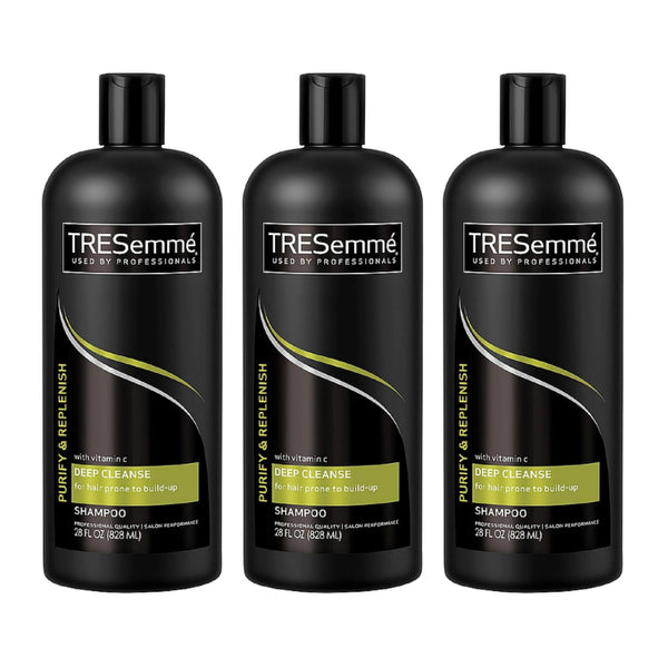 Tresemme Purify & Replenish Deep Cleanse Shampoo, 28 fl oz. (Pack of 3)
