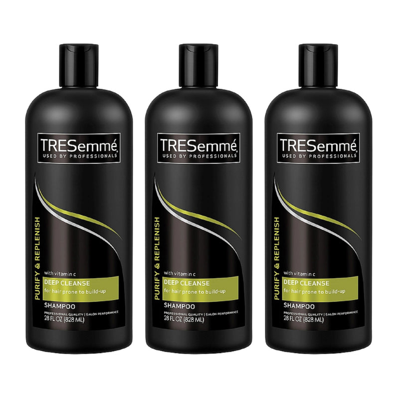 Tresemme Purify & Replenish Deep Cleanse Shampoo, 28 fl oz. (Pack of 3)