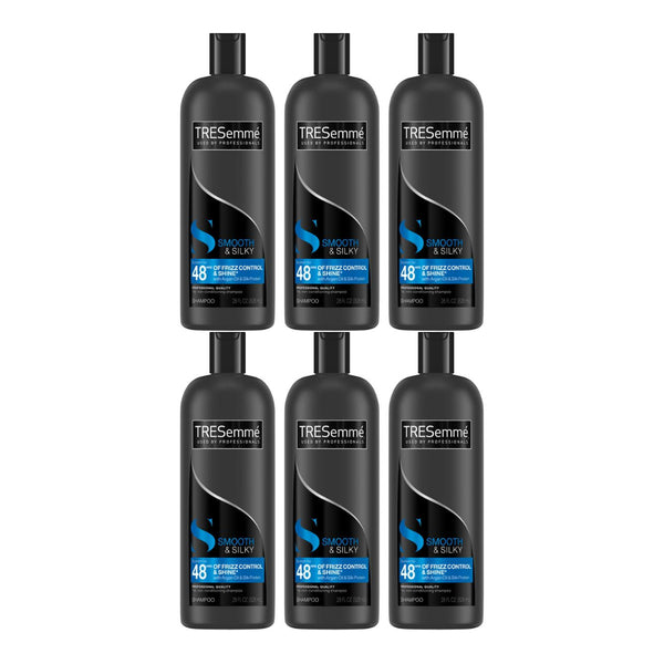 Tresemme Smooth & Silky Touchable Softness Shampoo, 28 fl oz. (Pack of 6)