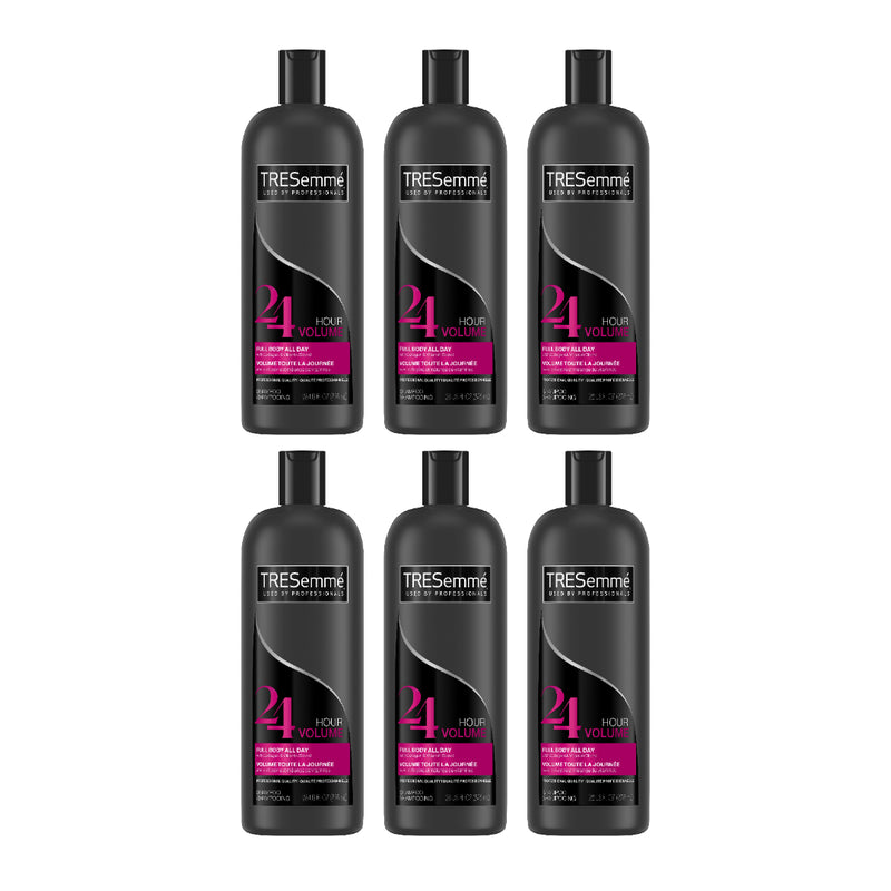 Tresemme 24 Hour Volume Full Body All Day Shampoo, 28 fl oz. (Pack of 6)
