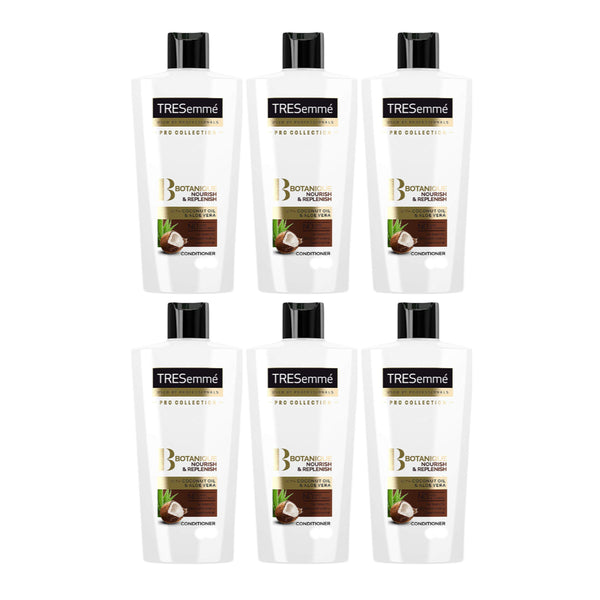 TRESemme Conditioner - Nourish Replenish Coconut Oil Aloe Vera 400ml (Pack of 6)