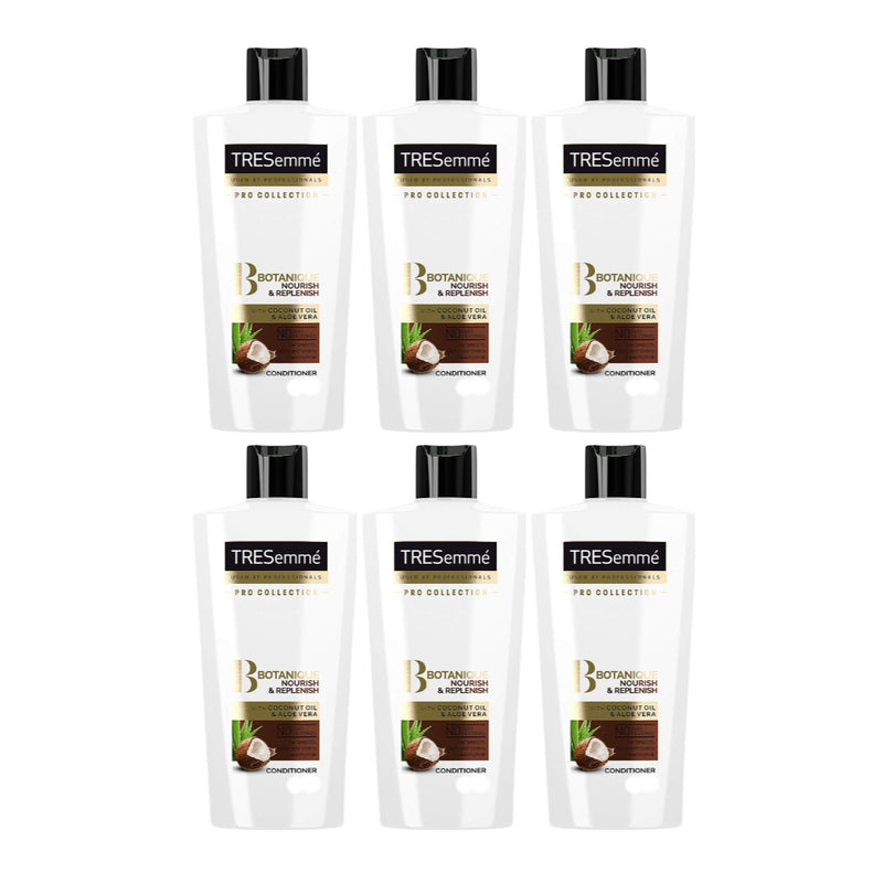 TRESemme Conditioner - Nourish Replenish Coconut Oil Aloe Vera 400ml (Pack of 6)