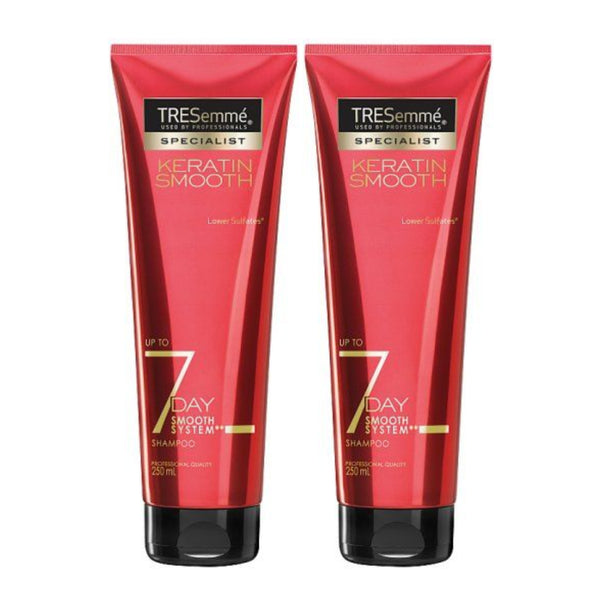 TRESemme Specialist - 7 Day Keratin Smooth System Shampoo, 250ml (Pack of 2)