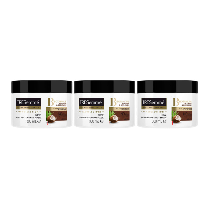 TRESemme Nourish & Replenish Hydrating Coconut Mask, 300ml (Pack of 3)