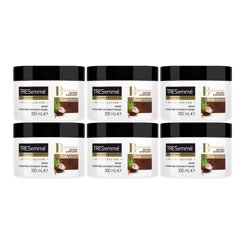 TRESemme Nourish & Replenish Hydrating Coconut Mask, 300ml (Pack of 6)