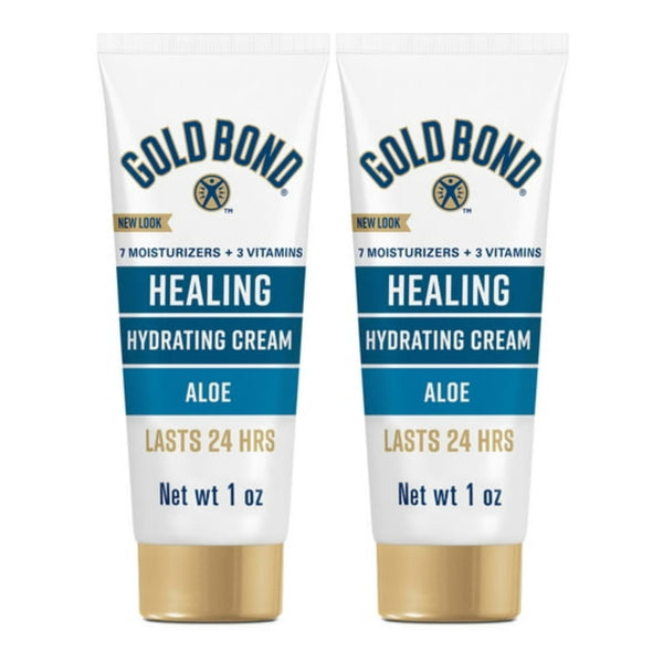 Gold Bond Healing Hydrating Lotion Aloe Scent, 1oz (28g) (Pack of 2)