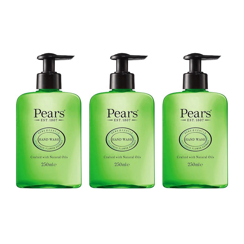Clean Pear Hand Pears Pure and Gentle Hand Wash with Lemon Flower Extract, 250ml (Pack ...