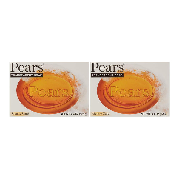 Pears Transparent Pure & Gentle with Plant Oils Bar Soap, 4.4 oz. (Pack of 2)