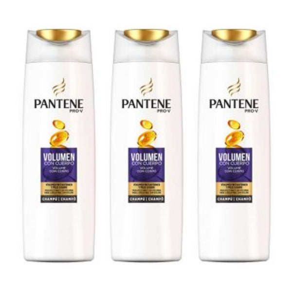 Pantene Pro-V Volume & Body Shampoo, 360ml (Pack of 3)