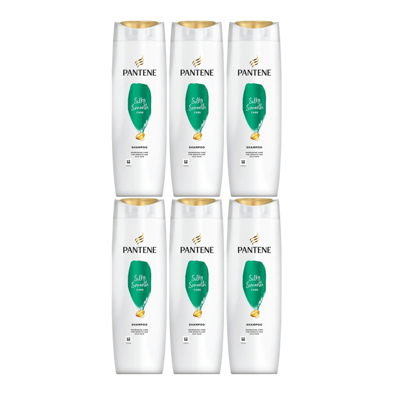 Pantene Silky Smooth Care Travel Size Shampoo, 70ml (2.37oz) (Pack of 6)