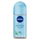 Nivea Fresh Energy Anti-Perspirant Deodorant, 1.7oz(50ml) (Pack of 12)