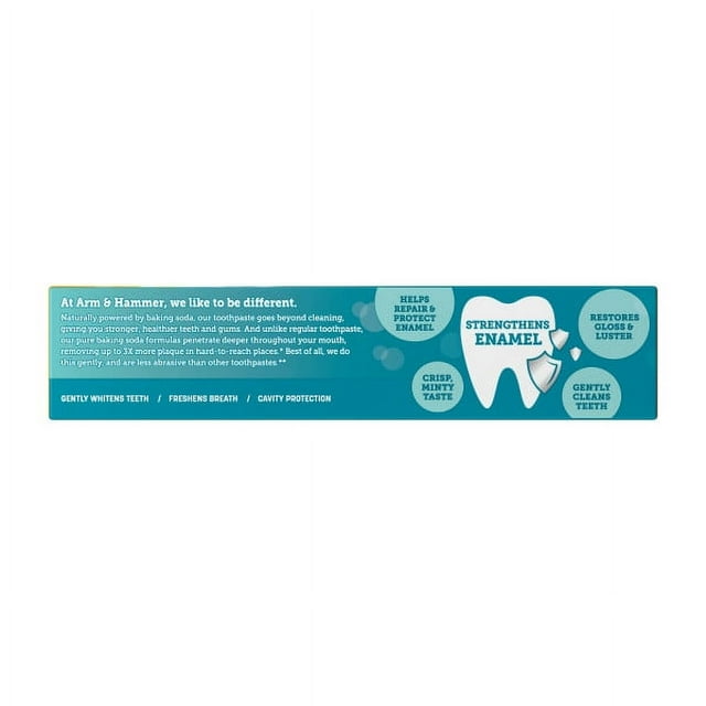 Arm & Hammer Enamel Defense Crisp Mint Toothpaste, 4.3oz (121g)