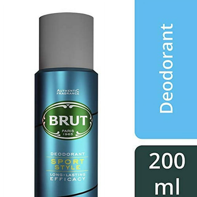 Brut Sport Style Deodorant Spray Efficacite Longue Duree 200ml (Pack of 2)