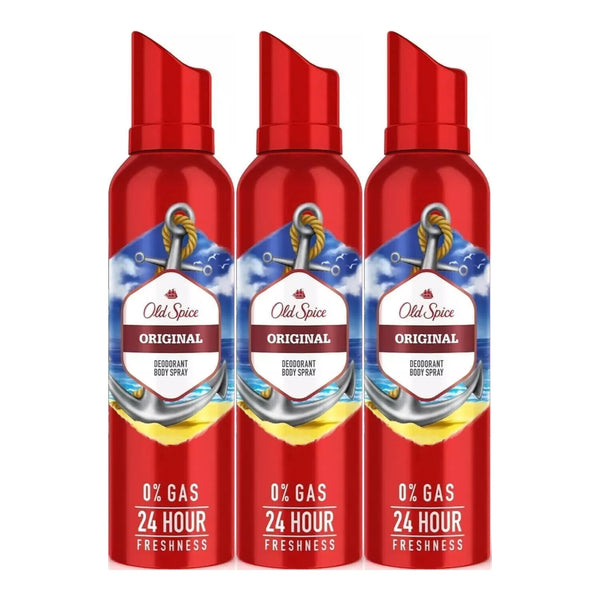 Old Spice Original Deodorant Body Spray, 4.73oz (Pack of 3)