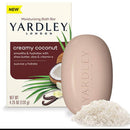 Yardley London Creamy Coconut Moisturizing Bath Bar Soap, 4.25oz.
