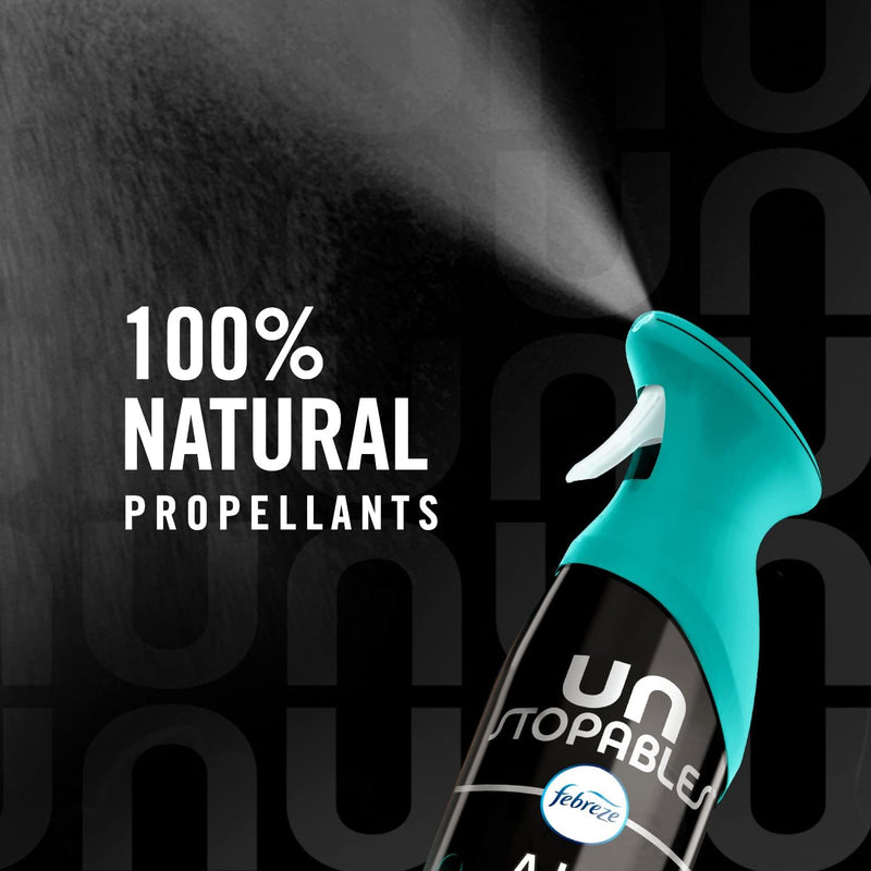 Febreze Unstoppables Air Freshener Spray - Fresh Scent, 300ml (Pack of 6)