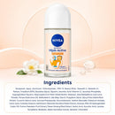2 Pack x Nivea Hijab Active Bright & Dry HALAL 48H Roll-On, 1.7oz (50ml)