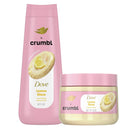 Dove x Crumbl Lemon Glaze 2-Pack COMBO Nourishing Body Wash + Body Scrub