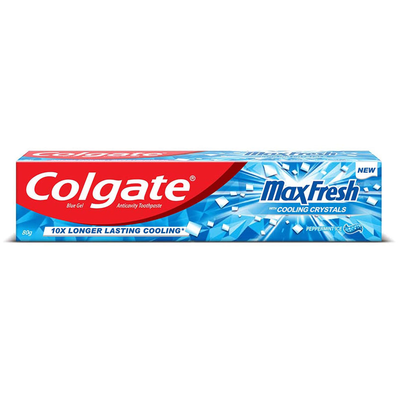 Colgate MaxFresh Peppermint Ice Toothpaste, 8.0oz (225g) (Pack of 12)
