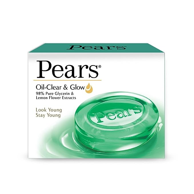 Pears Oil Clear Soap With Lemon Flower Extracts Bar Soap, 100g MarketCOL