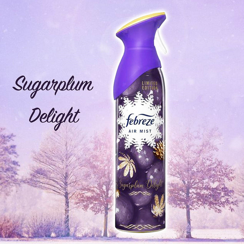 Febreze Air Freshener - Sugarplum Delight - Limited Edition, 8.8oz (Pack of 6)