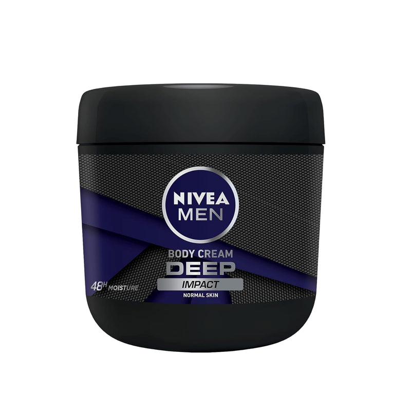 Nivea Men Deep Impact Body Cream, 13.5oz (400ml)