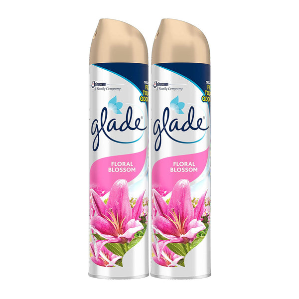 Glade Spray Floral Blossom Air Freshener, 300ml (Pack of 2)