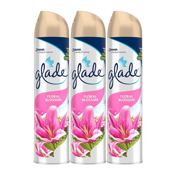 Glade Spray Floral Blossom Air Freshener, 300ml (Pack of 3)
