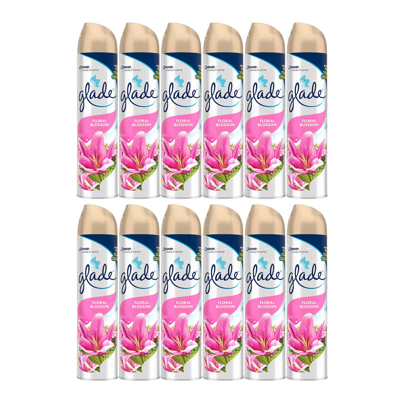 Glade Spray Floral Blossom Air Freshener, 300ml (Pack of 12)