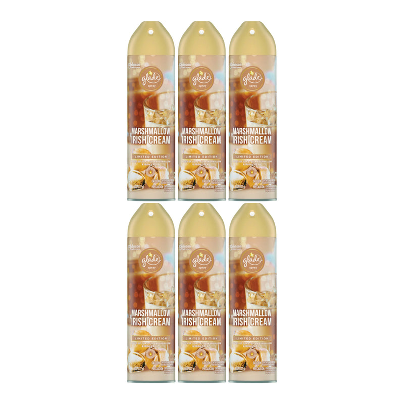 Glade Spray Marshmallow Irish Cream Air Freshener, 8 oz (Pack of 6)