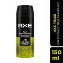 Axe Pulse Energizing Citrus Fragrance Body Spray, 4oz (150ml)