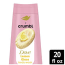 Dove x Crumbl Lemon Glaze 2-Pack COMBO Nourishing Body Wash + Body Scrub