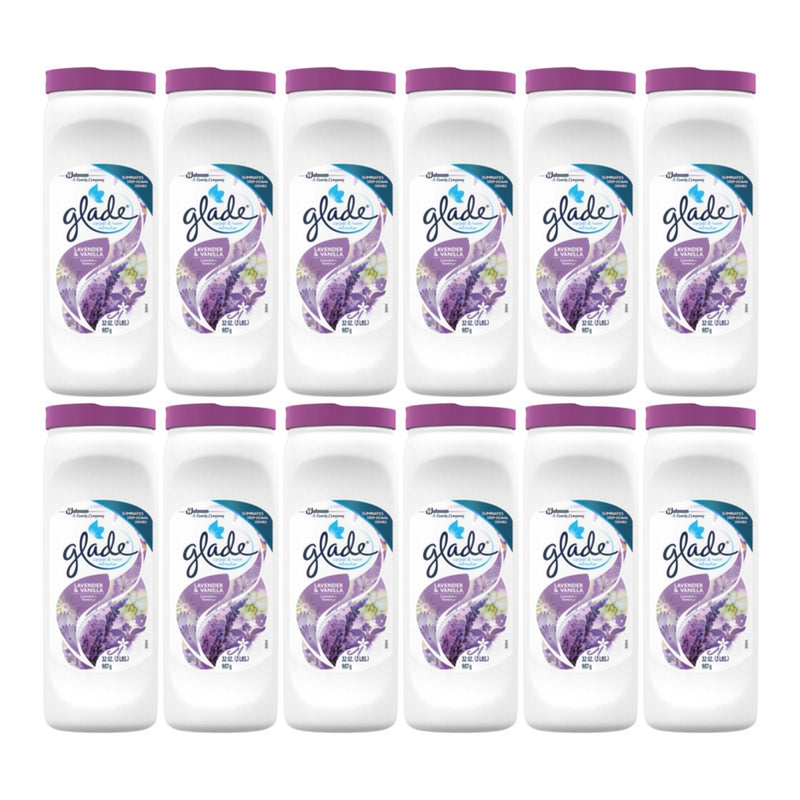 Glade Carpet & Room Freshener Lavender & Vanilla, 32oz (Pack of 12)