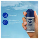 Nivea Men Silver Protect 72H Anti-Perspirant Roll-On, 1.7oz (50ml)