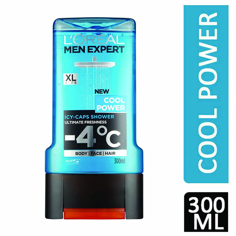 L'Oréal Men Expert Cool Power Freshness Icy-Caps Shower, 300ml