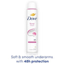 12 Count x Dove Floral Fresh 48H Anti-Perspirant Deodorant Spray, 5oz. (150ml)