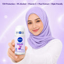 Nivea Hijab Soft Bright & Shaveless HALAL 72H Roll-On, 1.7oz (50ml)