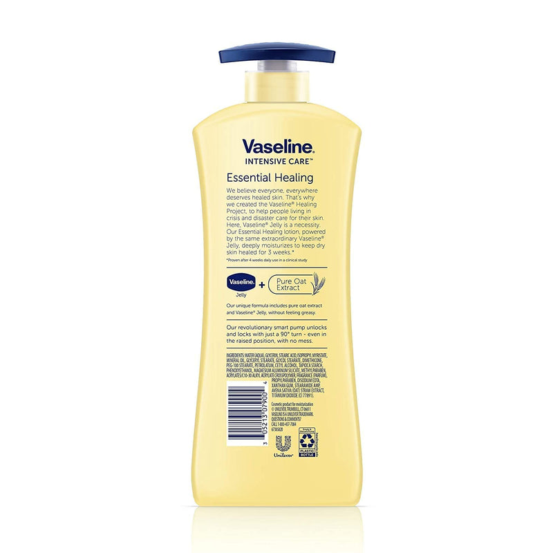 Vaseline Intensive Care Essential Healing Lotion, 20.3oz (600ml) (Pack of 2)