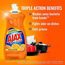 Ajax Ultra Orange Triple Action Dish Liquid, 28 oz. (828ml) (Pack of 6)