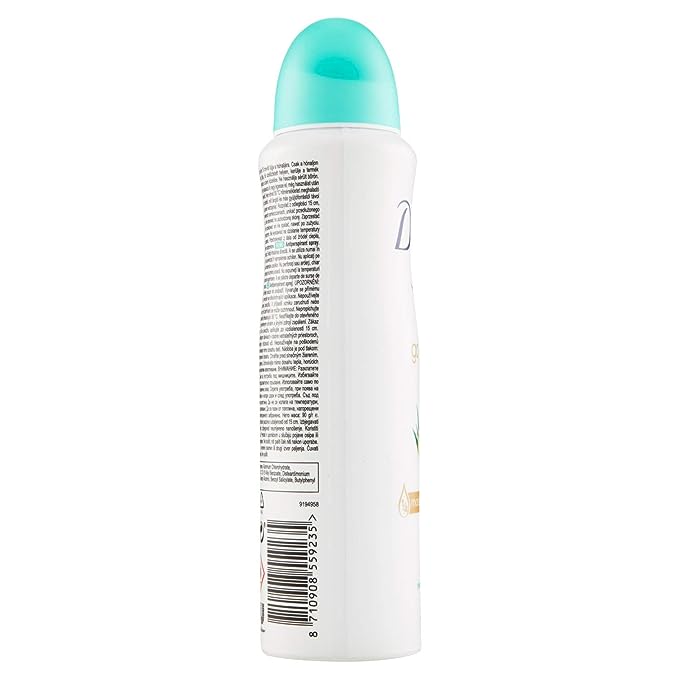 Dove Go Fresh Pear & Aloe Vera Deodorant Body Spray, 150ml (Pack of 2)