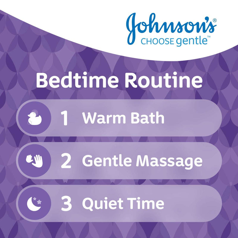 Johnson & Johnson Baby Bedtime Bath, 500ml (16.9 fl oz) (Pack of 6)