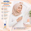 2 Pack x Nivea Hijab Active Bright & Dry HALAL 48H Roll-On, 1.7oz (50ml)
