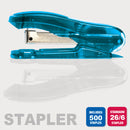 Standard Stapler Transparent (26/6) w/ 500 Ct. Staples