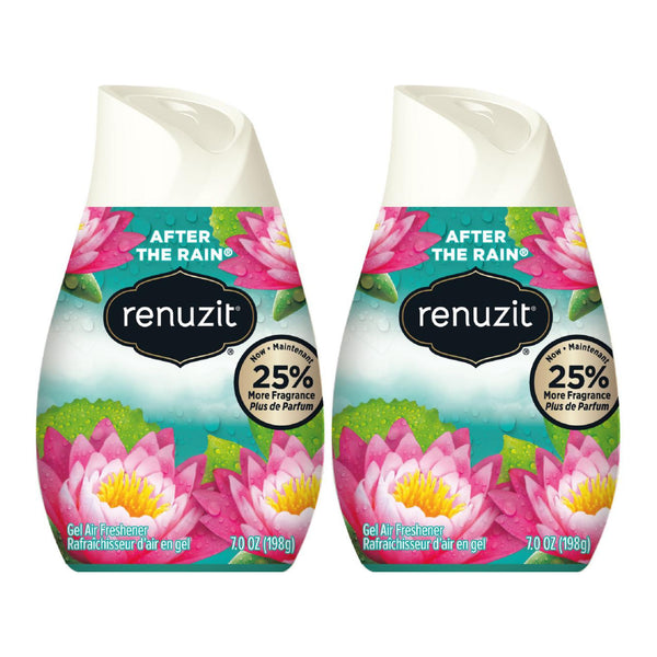 Renuzit Gel Air Freshener After the Rain Scent, 7oz (Pack of 2)