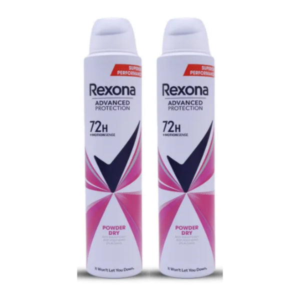 Rexona Advanced Protection Powder Dry 72H Deodorant Spray, 6.7 oz. (Pack of 2)