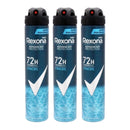 Rexona Men Advanced Protection XtraCool 72H Deodorant Spray, 6.7 oz (Pack of 3)
