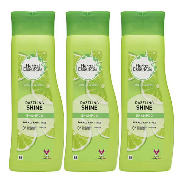 Herbal Essences Lime Essences Dazzling Shine Shampoo, 13.5oz (Pack of 3)