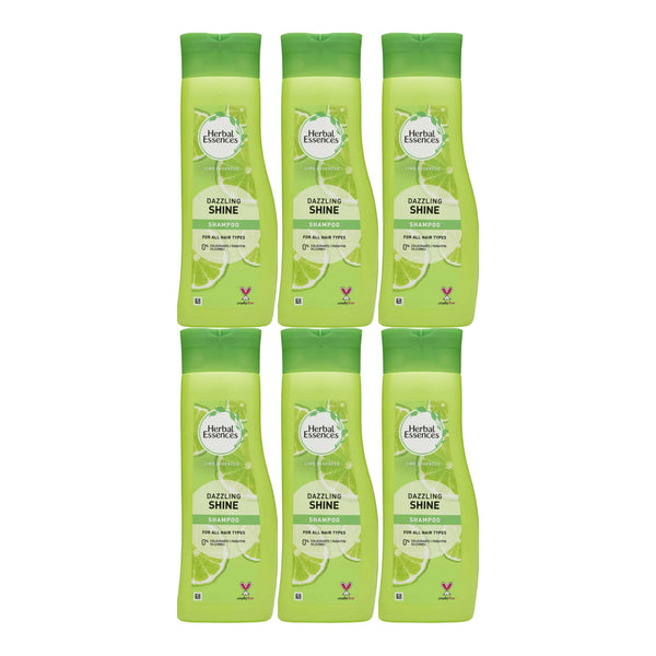 Herbal Essences Lime Essences Dazzling Shine Shampoo, 13.5oz (Pack of 6)