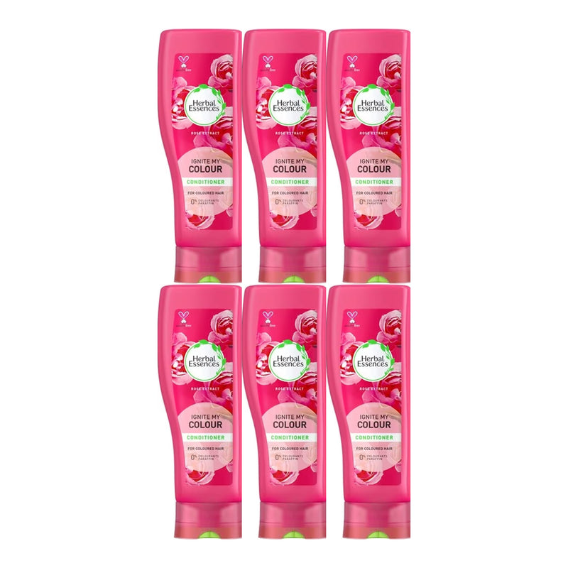 Herbal Essences Rose Extract Ignite My Color Conditioner, 13.5oz (Pack of 6)